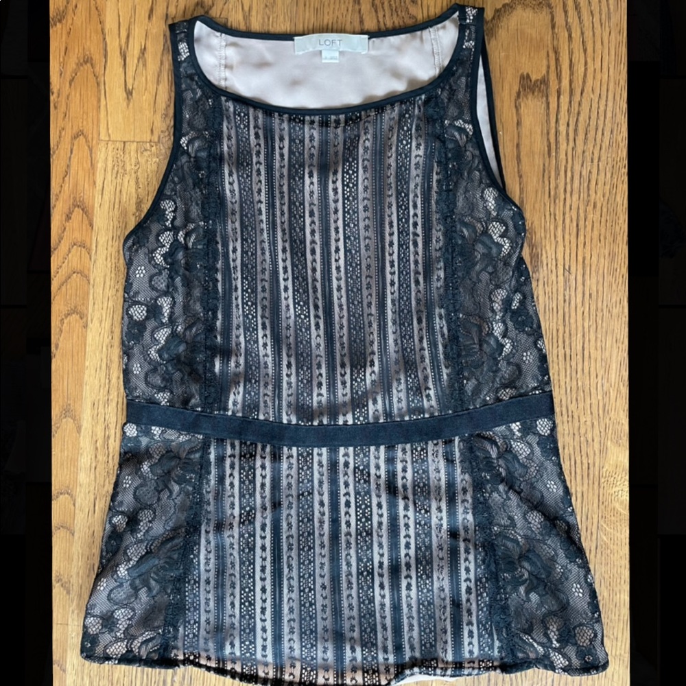 Black Lace LOFT top